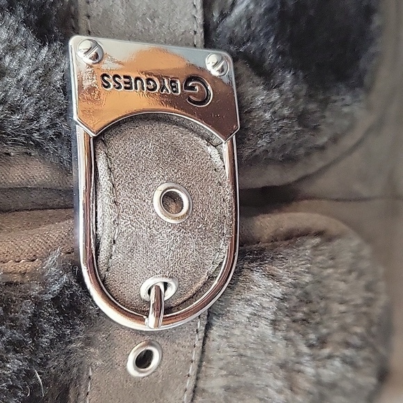 GUESS Ggamburr Gray Winter Snow Boot women’s-Size 7 - Picture 7 of 17